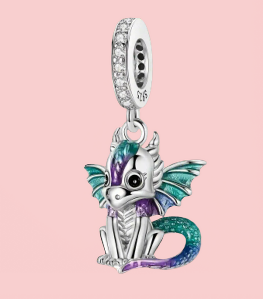 S925 Dragon Dangle Charm