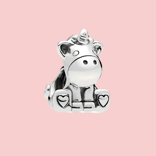 S925 Sterling Silver Unicorn Charm